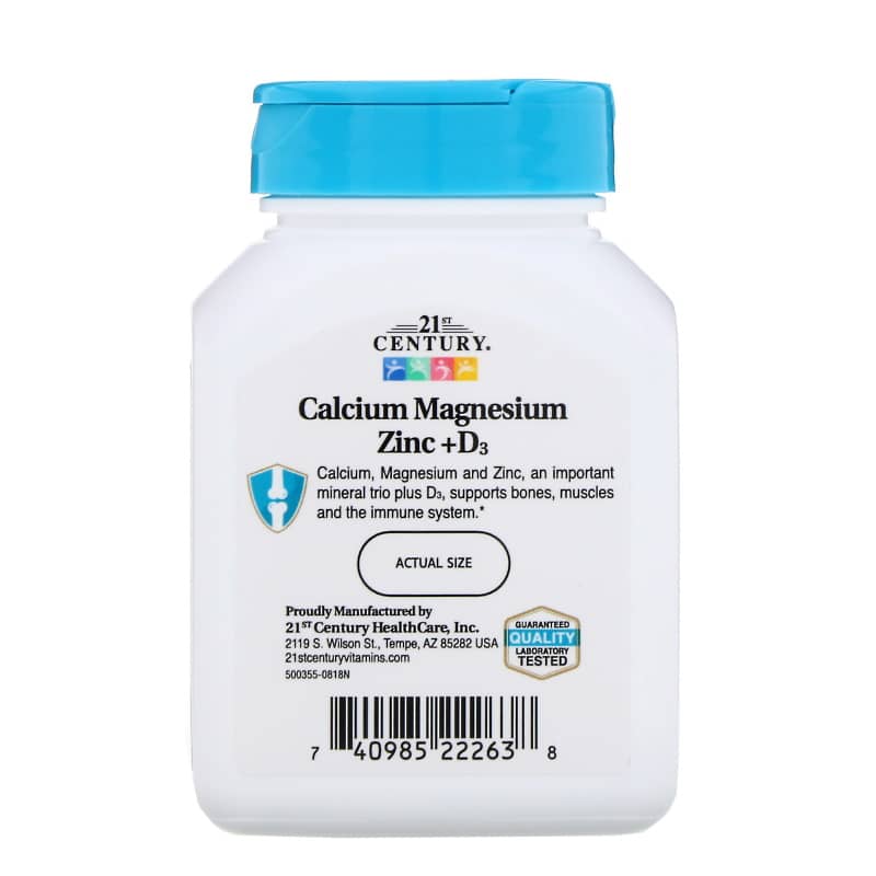 Кальций, магний, цинк + Д3