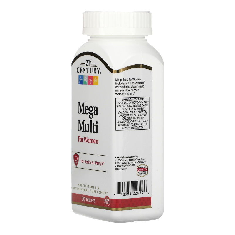 Mega Multi, для женщин, мультивитамины и мультиминералы