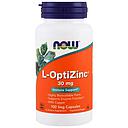 L-OptiZinc, 30 мг, 100 растительных капсул