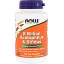 8 млрд ацидофильных и бифидобактерий, 120 растительных капсул